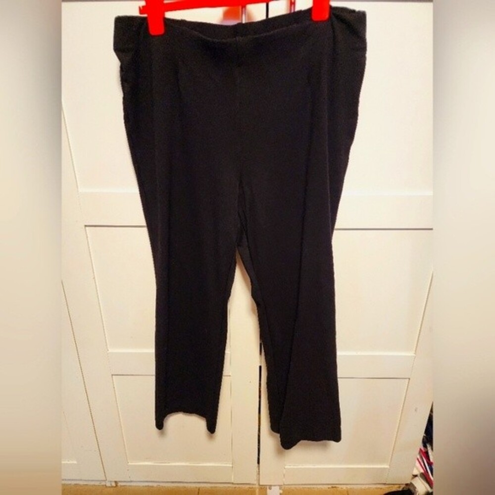 Investments Black Slacks pull on XL S